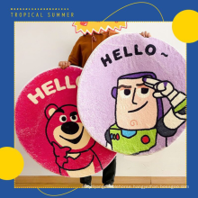 Cartoon simple round door mat